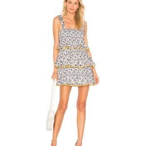 Tularosa Gloria Mini Dress Malibu Floral x Revolve Rare Size M